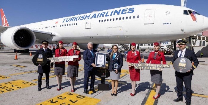 Turkish Airlines obtuvo título Guinness World Records al mayor número